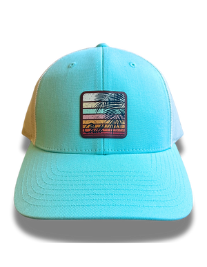 Colorwave: Chill Palm Trucker Hat