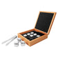 Titanium Whiskey Stone Set with Customizable Gift Box