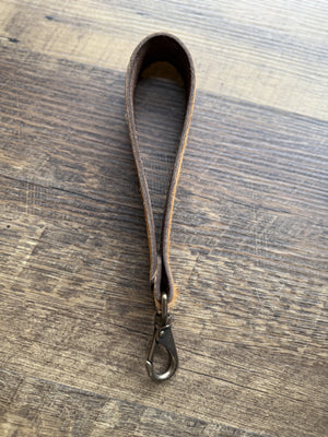 Leather Wristlet Keychain: Arizona