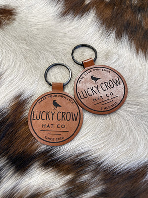 Keychain: Lucky Crow Round