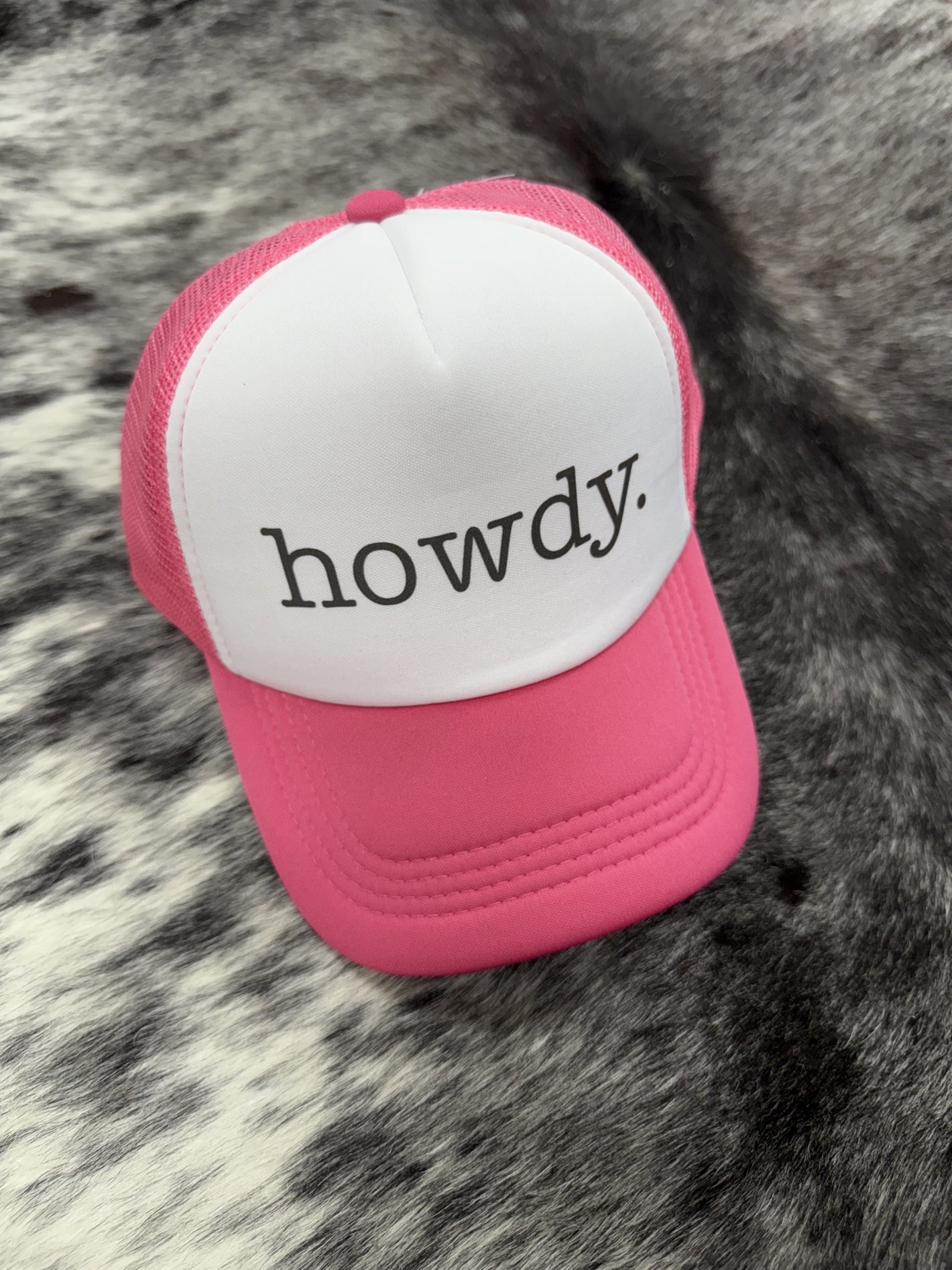 "Howdy" Foam Trucker Hat