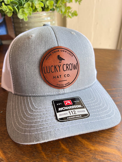 Lucky Crow Hat Co. Leather Patch Hat