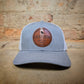 Lucky Crow Leather Patch Logo Hat