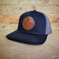 Lucky Crow Leather Patch Logo Hat