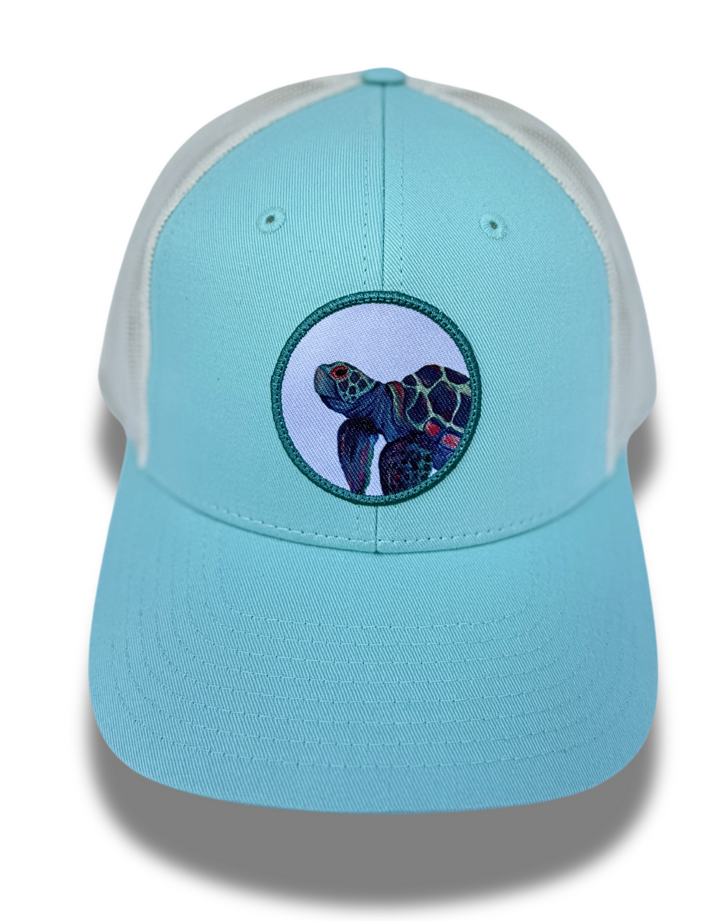 Print Stitch: Sea Turtle Art Trucker Hat