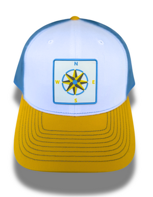 PVC: Coastal Compass Trucker Hat