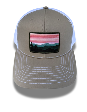Print Stitch: Mountain Sunset Hat