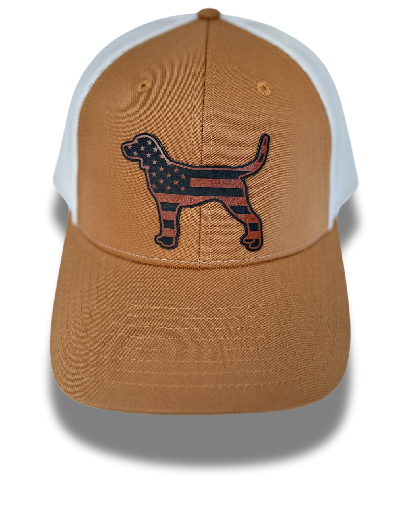 USA Doggie: Patriotic Pup Trucker Hat