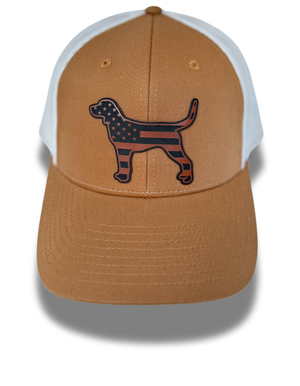 USA Doggie: Patriotic Pup Trucker Hat