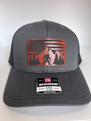 Bigfoot American Flag Hat