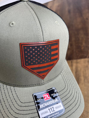 Patriotic Baseball Diamond Hat