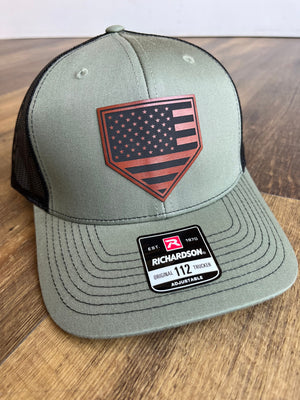 Patriotic Baseball Diamond Hat