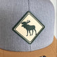 Moose PVC Patch Hat | Moose Hat | Christmas gift for mom | Outdoors Hat | Hat for Outdoors | Moose Patch Hat