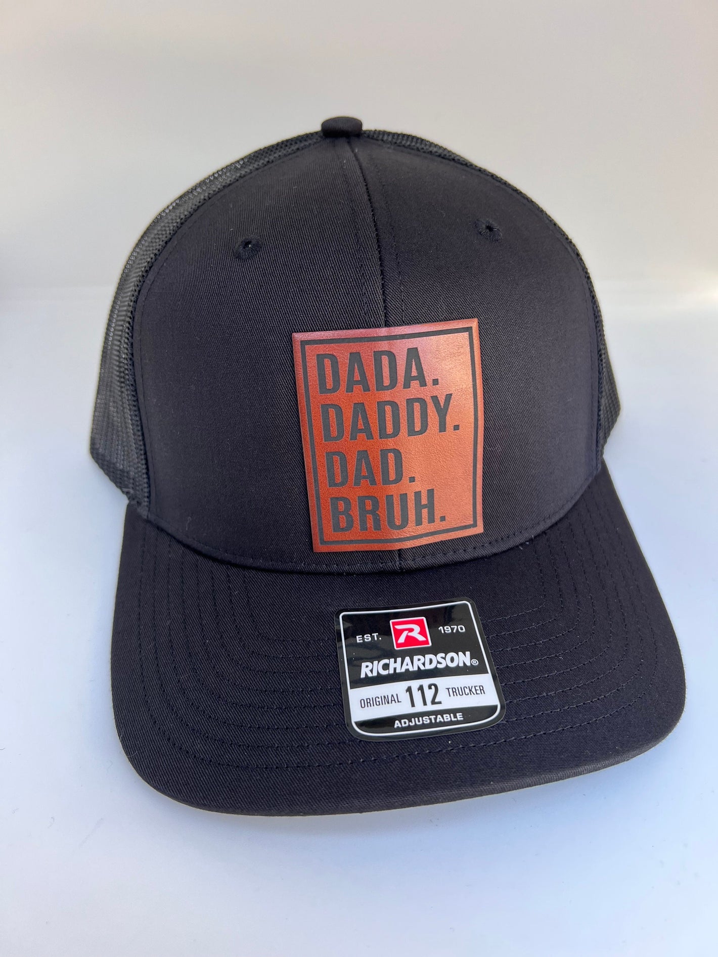 Christmas gift for dad, Dad, Bruh hat for fathers day, hat for dad, Gift Hat for dad, Richardson 112 Trucker Snapback hat