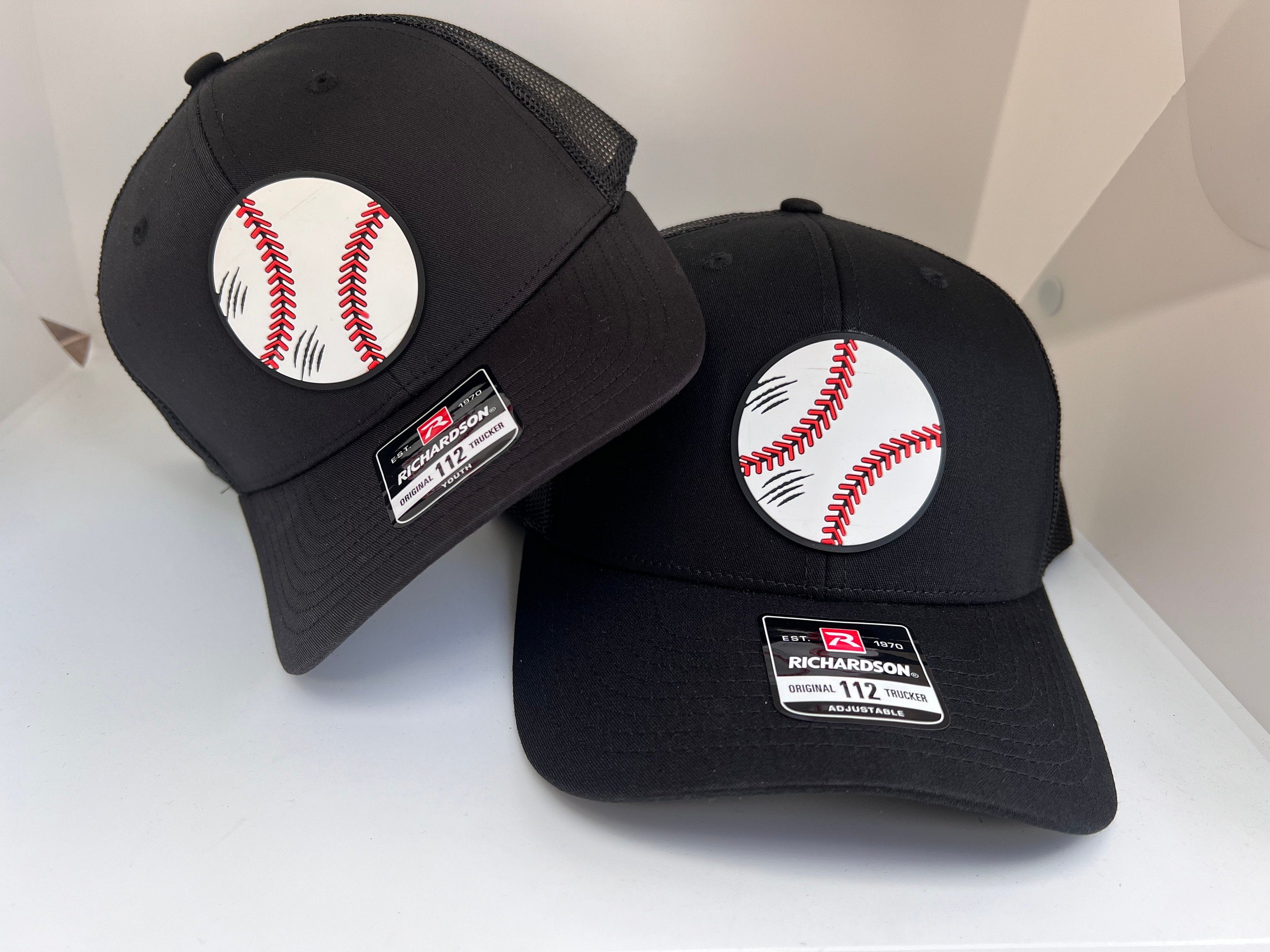 Father and son matching hats for Christmas gift Dad and son Baseball matching hats Richardson 112 youth hat