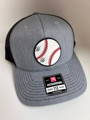 Christmas Gift for dad Baseball hat, Hat for baseball lover, Richardson 112 PVC patch