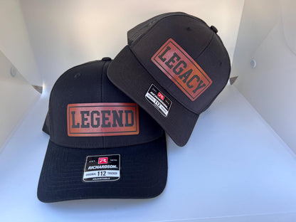 Father and son matching hats for Christmas gift, Richardson 112 youth hat, Dad and son Legend/Legacy matching hats