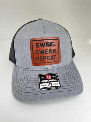 Swing. Swear. Repeat. -Golf Hat